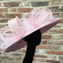 pink large brim by islay tantay millinery
